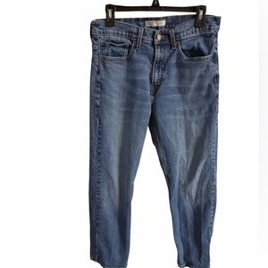 Signature Levi's Strauss Men's Denim Straight Jeans. Loose fit. Size 31/30